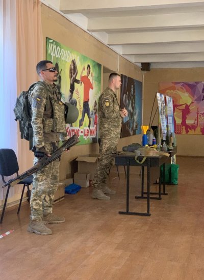 комплексні заняття з тактичної підготовки, тактичної медицини та мінної безпеки