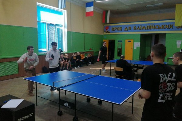 змагання з настільного тенісу в залік спартакіади