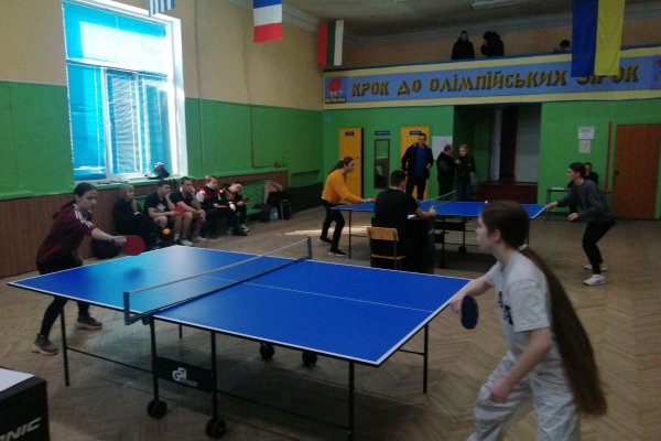 змагання з настільного тенісу в залік спартакіади
