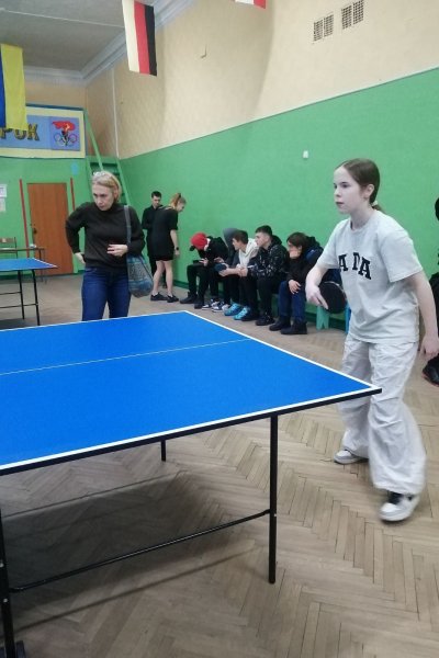 змагання з настільного тенісу в залік спартакіади