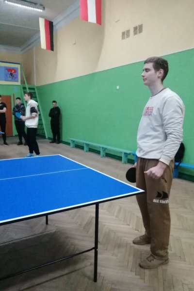 змагання з настільного тенісу в залік спартакіади