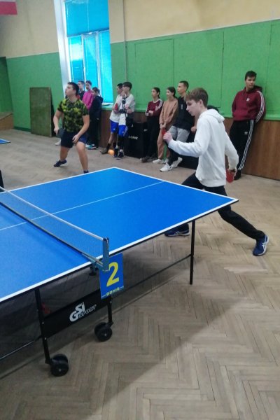 змагання з настільного тенісу в залік спартакіади