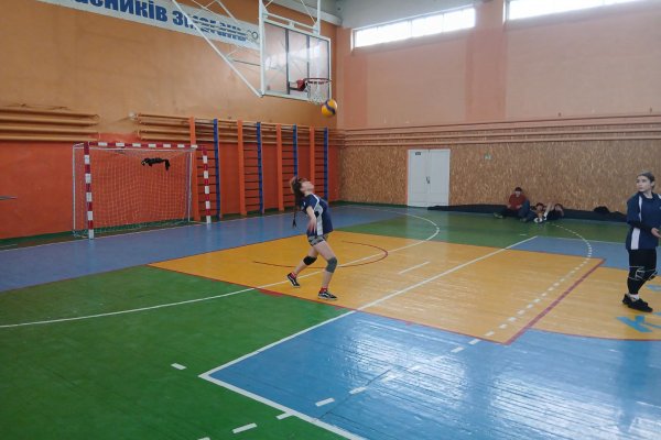 змагання з волейболу серед дівочих команд
